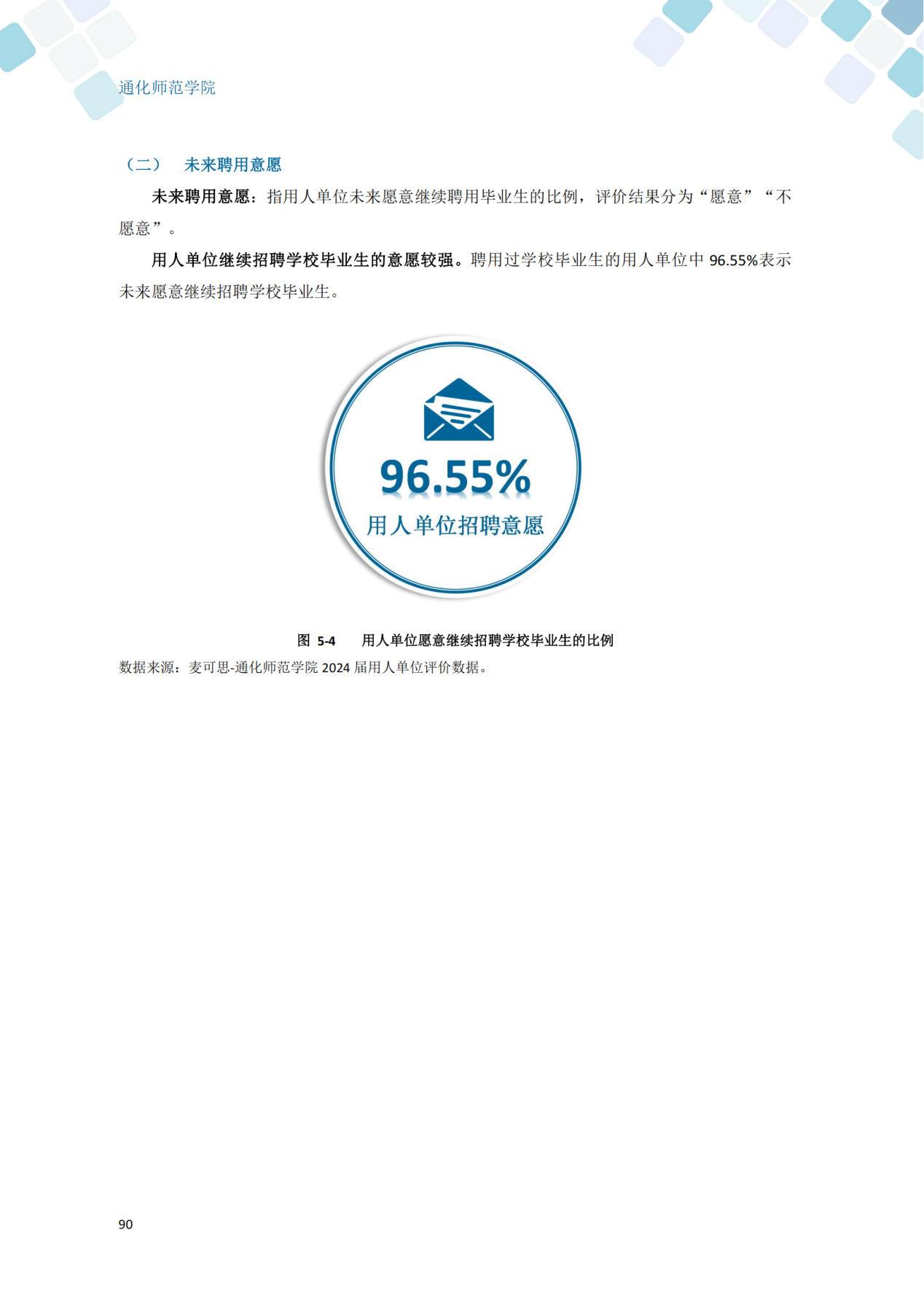 通化师范学院2024届毕业生就业质量年度报告_100